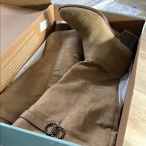 Brown Knee-High Boots